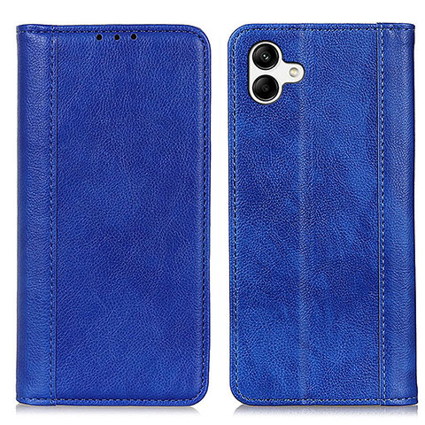 Funda de Cuero Cartera con Soporte Carcasa D03Y para Samsung Galaxy A04 4G Azul