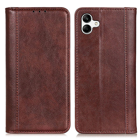 Funda de Cuero Cartera con Soporte Carcasa D03Y para Samsung Galaxy A04E Marron