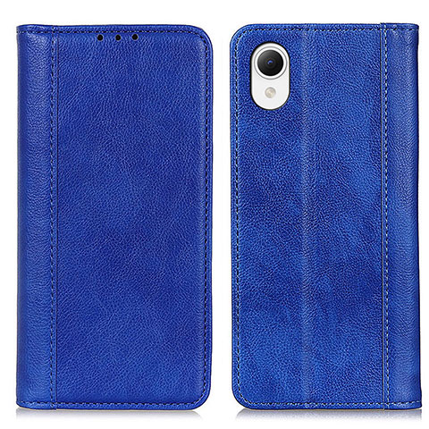 Funda de Cuero Cartera con Soporte Carcasa D03Y para Samsung Galaxy A23 5G SC-56C Azul