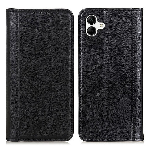 Funda de Cuero Cartera con Soporte Carcasa D03Y para Samsung Galaxy F04 Negro