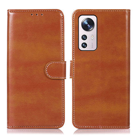 Funda de Cuero Cartera con Soporte Carcasa D03Y para Xiaomi Mi 12S 5G Marron