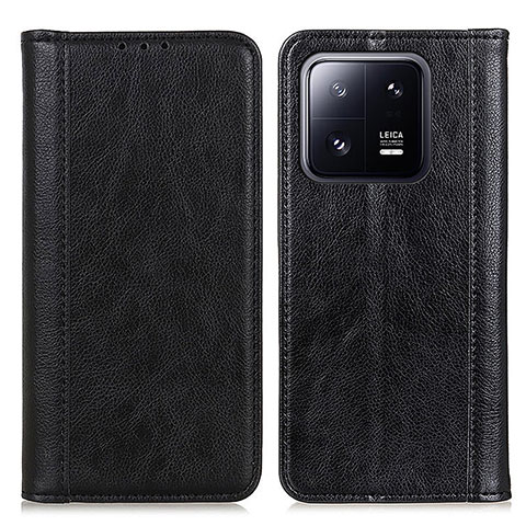 Funda de Cuero Cartera con Soporte Carcasa D03Y para Xiaomi Mi 13 5G Negro