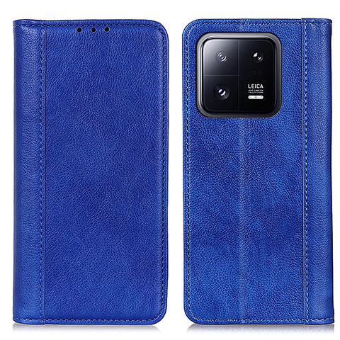 Funda de Cuero Cartera con Soporte Carcasa D03Y para Xiaomi Mi 13 Pro 5G Azul