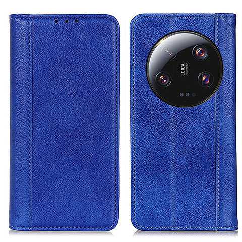 Funda de Cuero Cartera con Soporte Carcasa D03Y para Xiaomi Mi 13 Ultra 5G Azul