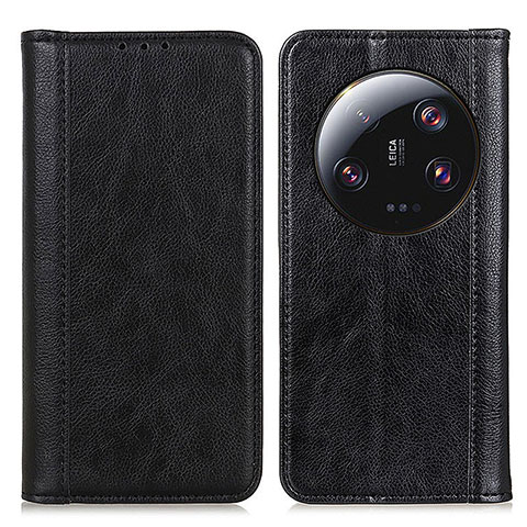 Funda de Cuero Cartera con Soporte Carcasa D03Y para Xiaomi Mi 13 Ultra 5G Negro