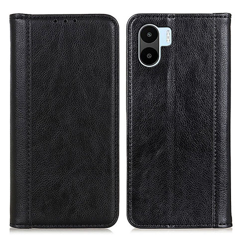 Funda de Cuero Cartera con Soporte Carcasa D03Y para Xiaomi Poco C51 Negro