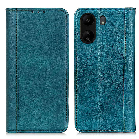 Funda de Cuero Cartera con Soporte Carcasa D03Y para Xiaomi Poco C65 Verde