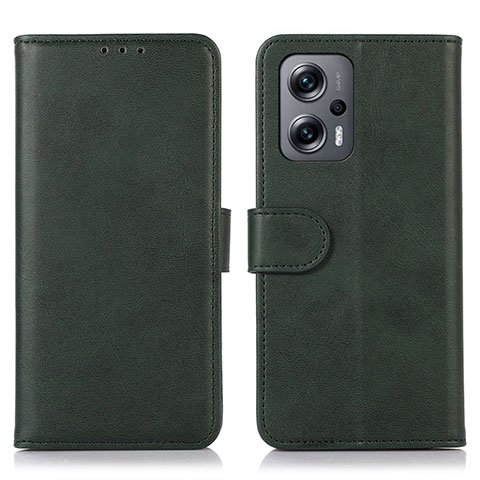 Funda de Cuero Cartera con Soporte Carcasa D03Y para Xiaomi Poco X4 GT 5G Verde