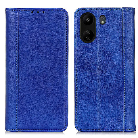 Funda de Cuero Cartera con Soporte Carcasa D03Y para Xiaomi Redmi 13C Azul