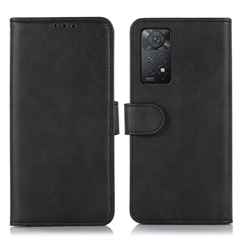 Funda de Cuero Cartera con Soporte Carcasa D03Y para Xiaomi Redmi Note 11 Pro 5G Negro