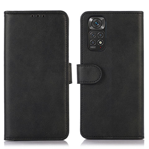 Funda de Cuero Cartera con Soporte Carcasa D03Y para Xiaomi Redmi Note 11S 4G Negro