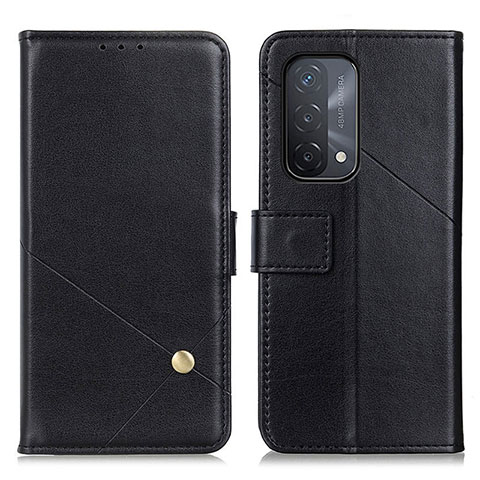 Funda de Cuero Cartera con Soporte Carcasa D04Y para OnePlus Nord N200 5G Negro