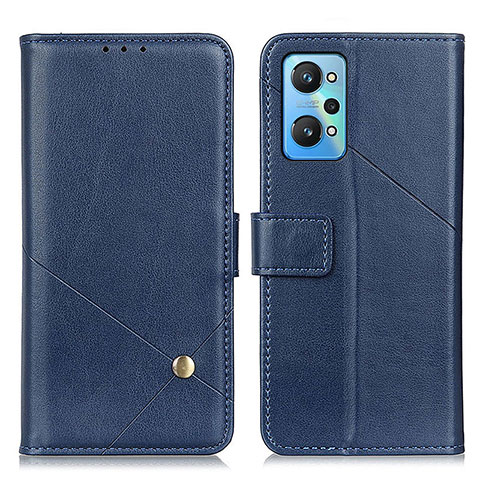 Funda de Cuero Cartera con Soporte Carcasa D04Y para Realme GT Neo 3T 5G Azul