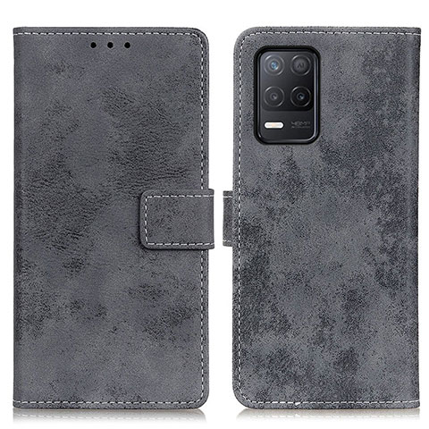 Funda de Cuero Cartera con Soporte Carcasa D05Y para Realme 8s 5G Gris