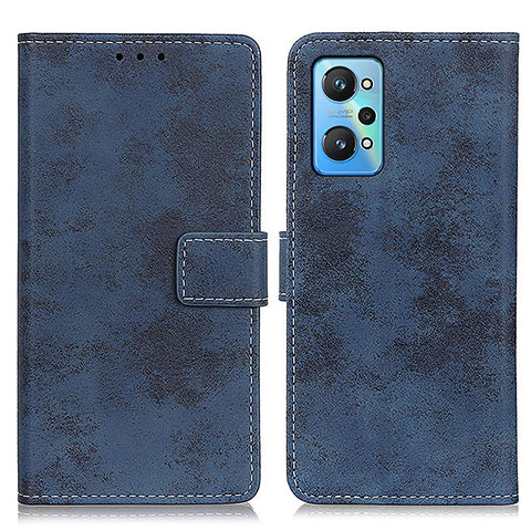 Funda de Cuero Cartera con Soporte Carcasa D05Y para Realme GT2 5G Azul