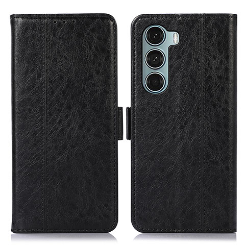 Funda de Cuero Cartera con Soporte Carcasa D06Y para Motorola Moto Edge S30 5G Negro