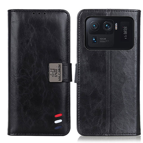 Funda de Cuero Cartera con Soporte Carcasa D06Y para Xiaomi Mi 11 Ultra 5G Negro