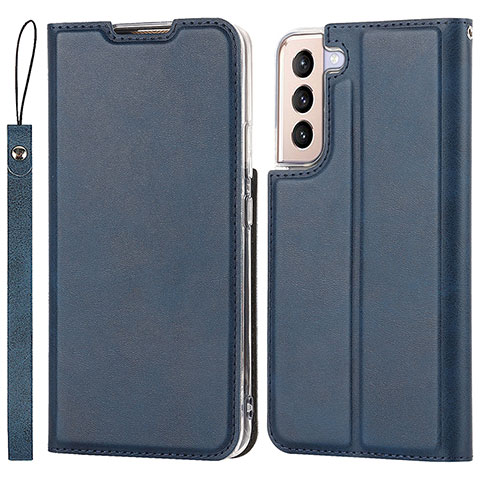 Funda de Cuero Cartera con Soporte Carcasa D07T para Samsung Galaxy S23 Plus 5G Azul