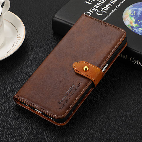 Funda de Cuero Cartera con Soporte Carcasa D07Y para Google Pixel 8a 5G Marron