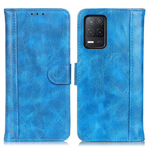 Funda de Cuero Cartera con Soporte Carcasa D07Y para Realme Q3 5G Azul Cielo