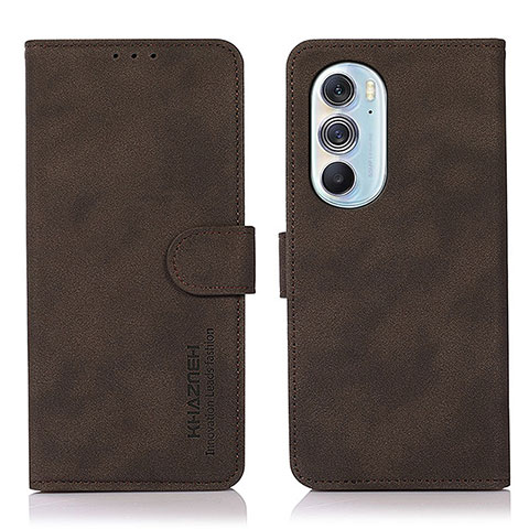 Funda de Cuero Cartera con Soporte Carcasa D08Y para Motorola Moto Edge Plus (2022) 5G Marron