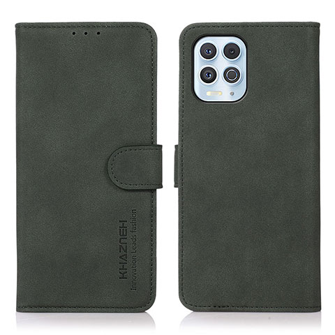 Funda de Cuero Cartera con Soporte Carcasa D08Y para Motorola Moto Edge S 5G Verde