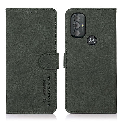 Funda de Cuero Cartera con Soporte Carcasa D08Y para Motorola Moto G Play (2023) Verde