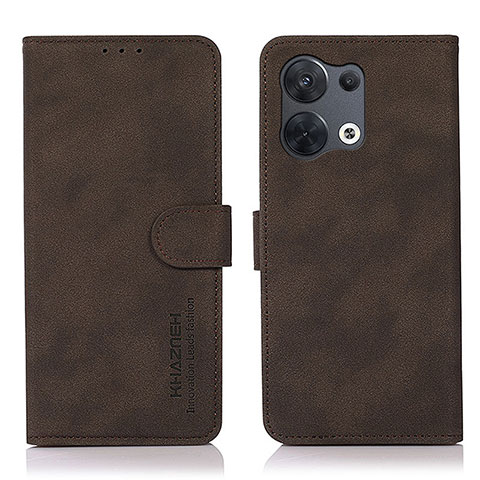 Funda de Cuero Cartera con Soporte Carcasa D08Y para Oppo Reno8 5G Marron