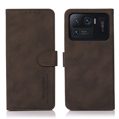 Funda de Cuero Cartera con Soporte Carcasa D08Y para Xiaomi Mi 11 Ultra 5G Marron