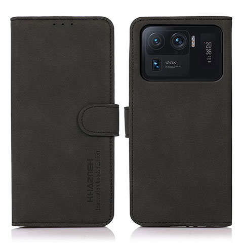 Funda de Cuero Cartera con Soporte Carcasa D08Y para Xiaomi Mi 11 Ultra 5G Negro