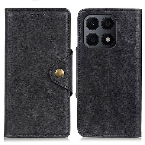 Funda de Cuero Cartera con Soporte Carcasa D10Y para Huawei Honor X8a 4G Negro