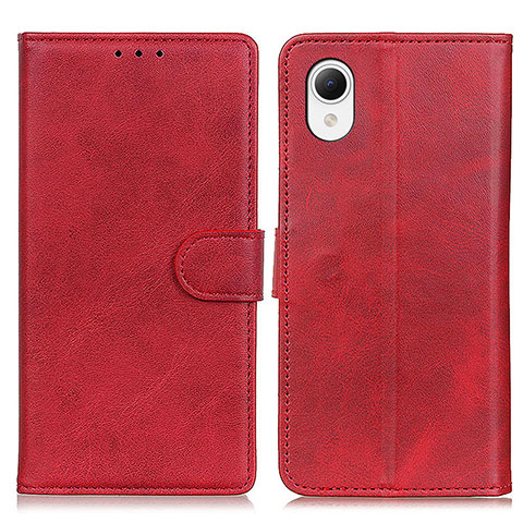 Funda de Cuero Cartera con Soporte Carcasa D10Y para Samsung Galaxy A23e 5G Rojo