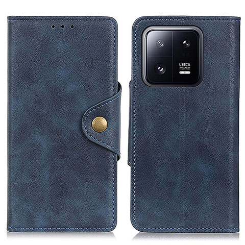 Funda de Cuero Cartera con Soporte Carcasa D10Y para Xiaomi Mi 13 Pro 5G Azul