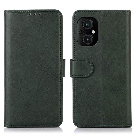 Funda de Cuero Cartera con Soporte Carcasa D10Y para Xiaomi Poco M5 4G Verde