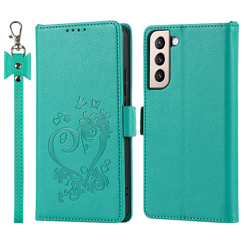 Funda de Cuero Cartera con Soporte Carcasa D11T para Samsung Galaxy S23 5G Verde