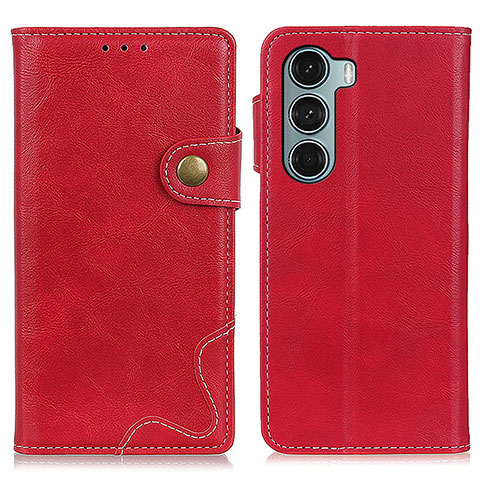 Funda de Cuero Cartera con Soporte Carcasa DY01 para Motorola Moto Edge S30 5G Rojo