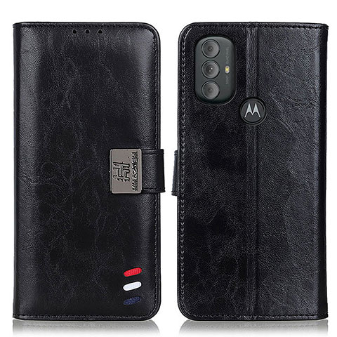 Funda de Cuero Cartera con Soporte Carcasa DY01 para Motorola Moto G Power (2022) Negro