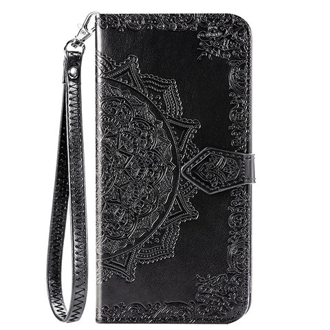 Funda de Cuero Cartera con Soporte Carcasa G01 para Xiaomi Redmi 10X 4G Negro