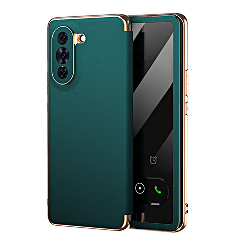 Funda de Cuero Cartera con Soporte Carcasa GS1 para Huawei Nova 10 Pro Verde