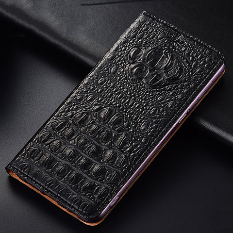 Funda de Cuero Cartera con Soporte Carcasa H01P para Huawei Honor Magic3 5G Negro