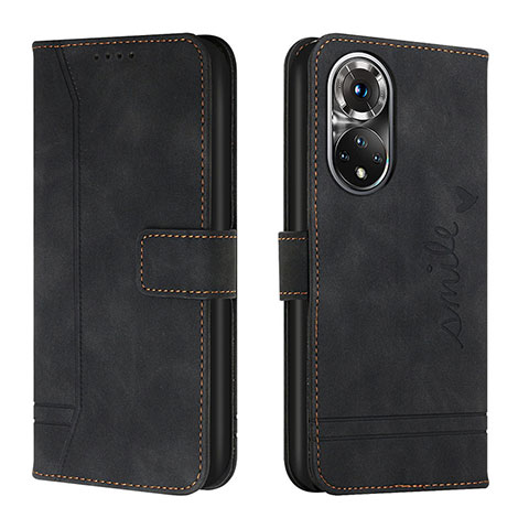 Funda de Cuero Cartera con Soporte Carcasa H01X para Huawei Nova 9 Negro