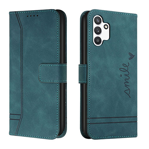 Funda de Cuero Cartera con Soporte Carcasa H01X para Samsung Galaxy A13 4G Verde