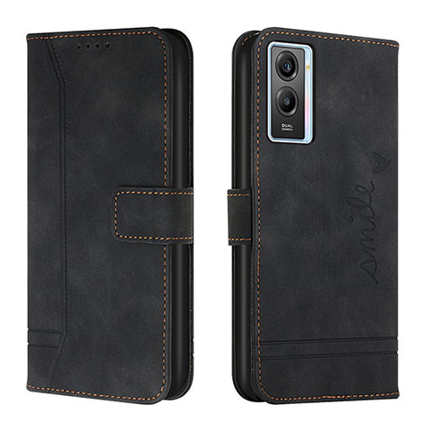 Funda de Cuero Cartera con Soporte Carcasa H01X para Vivo Y55s (2021) Negro