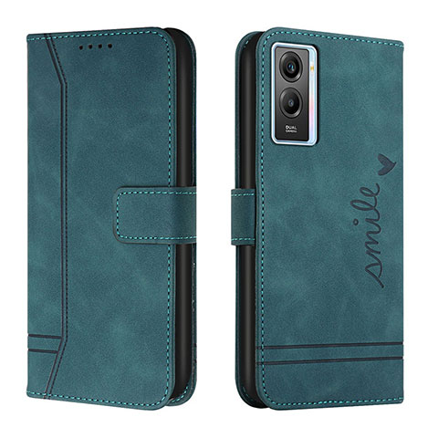 Funda de Cuero Cartera con Soporte Carcasa H01X para Vivo Y55s (2021) Verde