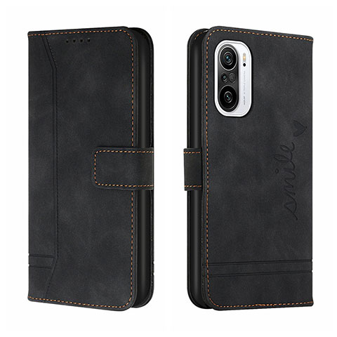 Funda de Cuero Cartera con Soporte Carcasa H01X para Xiaomi Mi 11i 5G Negro