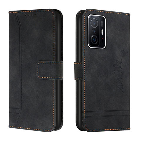 Funda de Cuero Cartera con Soporte Carcasa H01X para Xiaomi Mi 11T 5G Negro