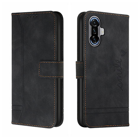 Funda de Cuero Cartera con Soporte Carcasa H01X para Xiaomi Poco F3 GT 5G Negro