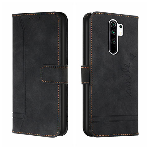 Funda de Cuero Cartera con Soporte Carcasa H01X para Xiaomi Poco M2 Negro