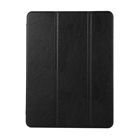 Funda de Cuero Cartera con Soporte Carcasa H02 para Apple iPad Mini 4 Negro