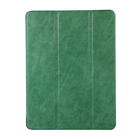 Funda de Cuero Cartera con Soporte Carcasa H02 para Apple iPad Pro 10.5 Verde